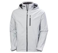 Helly Hansen Men's Crew Hooded Jacket 2.0, Grey Fog, 4XL