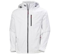 Helly Hansen Men's Crew Hooded Jacket 2.0, White, S