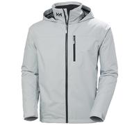 Helly Hansen Men's Crew Hooded Midlayer Jacket 2, Grey Fog, L