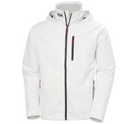 Helly Hansen Men's Crew Hooded Midlayer Jacket 2, White, 2XL