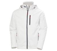 Helly Hansen Men's Crew Hooded Midlayer Jacket 2, White, XL