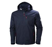 Helly Hansen Men's Crew Hooded Midlayer Jacket, Navy, M