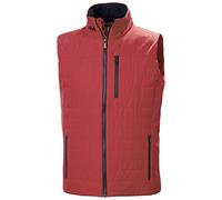 Helly Hansen Mens Crew Insulated Vest 2.0, XL, Red