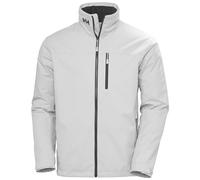 Helly Hansen Men's Crew Midlayer Jacket, Grey Fog 2.0, L