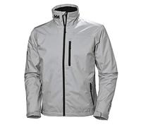 Helly Hansen Crew Midlayer Jacket - Hardshell jacket - Men's Grey Fog XL