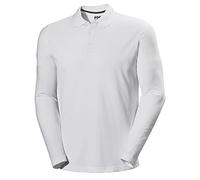 Helly Hansen Crewline Long Sleeve Polo Shirt White M Man