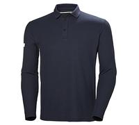Helly Hansen Men's Crewline Ls Polo, Navy, XL