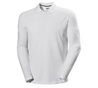 Helly Hansen Men's Crewline Ls Polo, White, 2XL