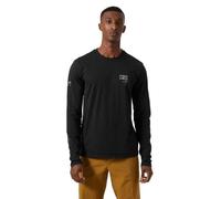 Helly Hansen Mens F2F Organic Cotton Long Sleeve Tee - Black, M