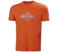 Helly Hansen Mens F2F Organic Cotton Tee 2.0 - Patrol Orange, XL