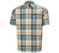 Helly Hansen Mens Fjord Qd Ss Shirt 2.0, Green, 2XL
