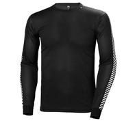 Helly Hansen Men's Helly Hansen LIFA Stripe Stay Dry Crew {HH-48800} - Black - Medium