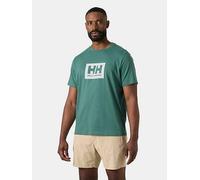 Helly Hansen Mens HH Box Short Sleeve T-Shirt, Green, Size L, Men Green