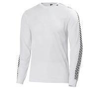 Helly Hansen Men's HH Lifa Stripe Crew, White, S