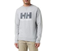 Helly Hansen Men's HH Logo Crew Sweat, Grey Melange, 2XL