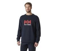 Helly Hansen for man. 30395 Sweatshirt Logo Crew 2.0 navy (XXL), Casual, Long sleeve, Organic Cotton, Sustainable