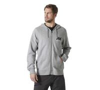 Helly-Hansen mens Hh Logo Full Zip Hoodie 2.0, 949 Grey Melange, L