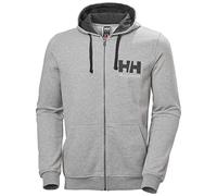 Helly Hansen Logo Full Zip Sweatshirt Grey S Men