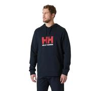 Helly Hansen for man. 30394 Hooded sweatshirt with navy logo (L), Casual, Long sleeve, Organic Cotton, Sustainable