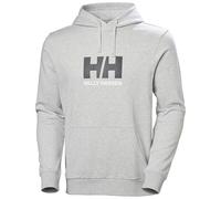Helly Hansen Men's HH Logo Hoodie, Grey Melange 2.0, M