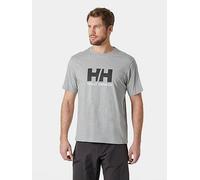 Helly Hansen Mens HH Logo Short Sleeve T-Shirt, Grey, Size M, Men Grey