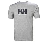 Helly Hansen Men's HH Logo T-Shirt, Grey Melange, S