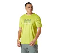 Helly Hansen Mens HH Tech Graphic T-Shirt 2.0, Cyber Lime, XL