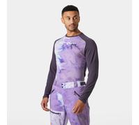 Helly Hansen Men's Lifa Active Crew Warm Base Layer Purple XL
