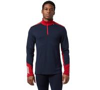 Helly Hansen Mens Lifa Merino Midweight 1/2 Zip Baselayer Jacket, Navy, M EU