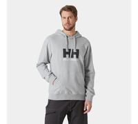 Helly Hansen for man. 30394 Logo Hoodie 2.0 grey (XL), Casual, Long sleeve, Organic Cotton, Sustainable