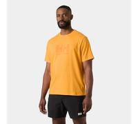 Helly Hansen Logo 3.0 Short Sleeve T-Shirt Yellow Dahlia - L