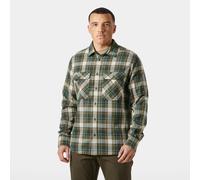 Helly Hansen Lokka Organic Flannel Long Sleeve Shirt Green L Men