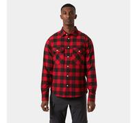 Helly Hansen Lokka Organic Flannel Long Sleeve Shirt Red S Man