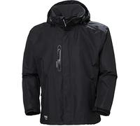 Helly Hansen Men's Manchester Shell Jacket work utility outerwear, 990 Black, L UK