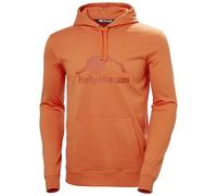 Helly Hansen Mens Nord Graphic Pull Over Hoodie, Bonfire, M