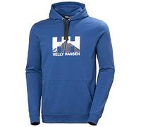 Helly Hansen Men's Nord Graphic Pull Over Hoodie, Deep Fjord, M