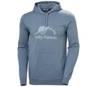 Helly Hansen Mens Nord Graphic Pull Over Hoodie, Navy, 2XL