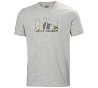 Helly Hansen Men's Nord Graphic T-Shirt, Grey Melange, S