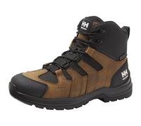 Helly-Hansen Men's Oslo Hiker Aluminum Toe Work Boots, Lightweight and Ripstop Leather, with Cushioned Midsole and Slip Resistant Outsole, EH Rated, Dark Brown 780, 8.5 UK