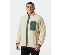 Helly Hansen Mens Panorama Pile Snap Fleece, Cream, Size L, Men Cream