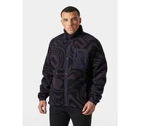 Helly Hansen Panorama Printed Pile Snap Full Zip Fleece Black M Men