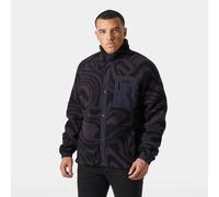 Helly Hansen Panorama Printed Pile Snap Full Zip Fleece Black S Men