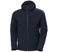 Helly Hansen Men's Paramount Hooded Softshell Jkt, Navy, L