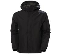 Helly Hansen Men's Rain Jacket, Black, S UK