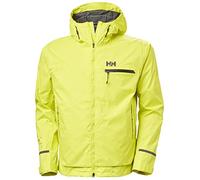 Helly Hansen Men's Ride Hooded Rain Jacket, Green, S