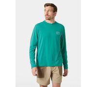Helly Hansen Mens Skog Graphic Long Sleeve T-Shirt, Green, Size 2Xl, Men Green