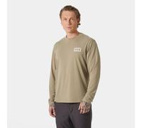 Helly Hansen Men's Skog Graphic Long Sleeve Tee Beige 2XL