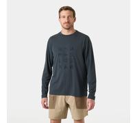 Helly Hansen Men's Skog Graphic Long Sleeve Tee Blue XL