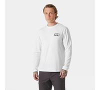 Helly-Hansen - Breathable T-shirt with UPF50+ protection - Skog Graphic Ls Tee White for Men in Recycled Polyester - Size M White M