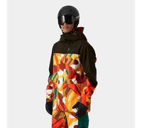 Helly Hansen Men's ULLR™ D Shell Graphic Ski Jacket Orange L